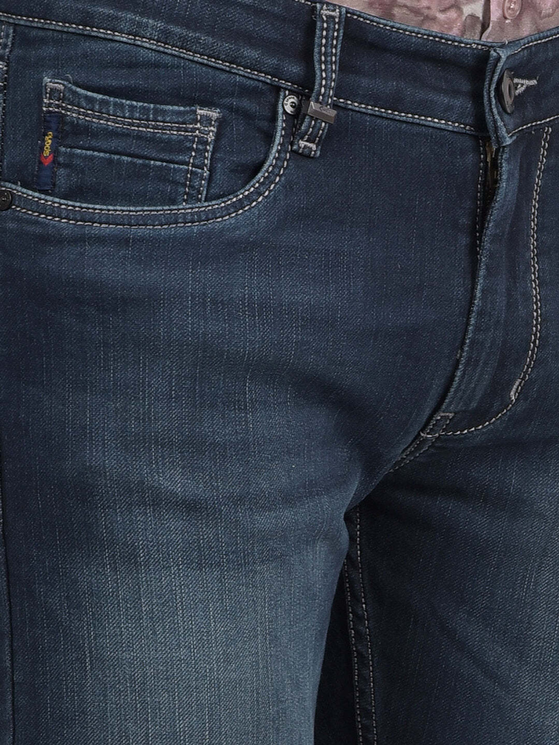 Image of NUMERO UNO Slim Men Dark Blue Jeans