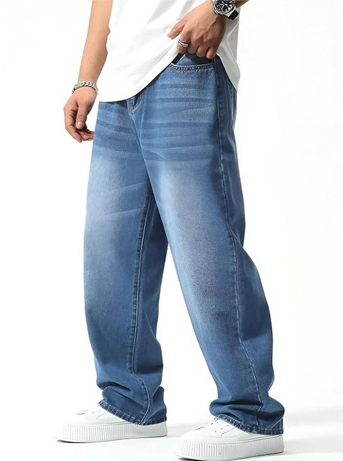 Moda Rapido Men Blue Jeans Relaxed Fit - Image 3