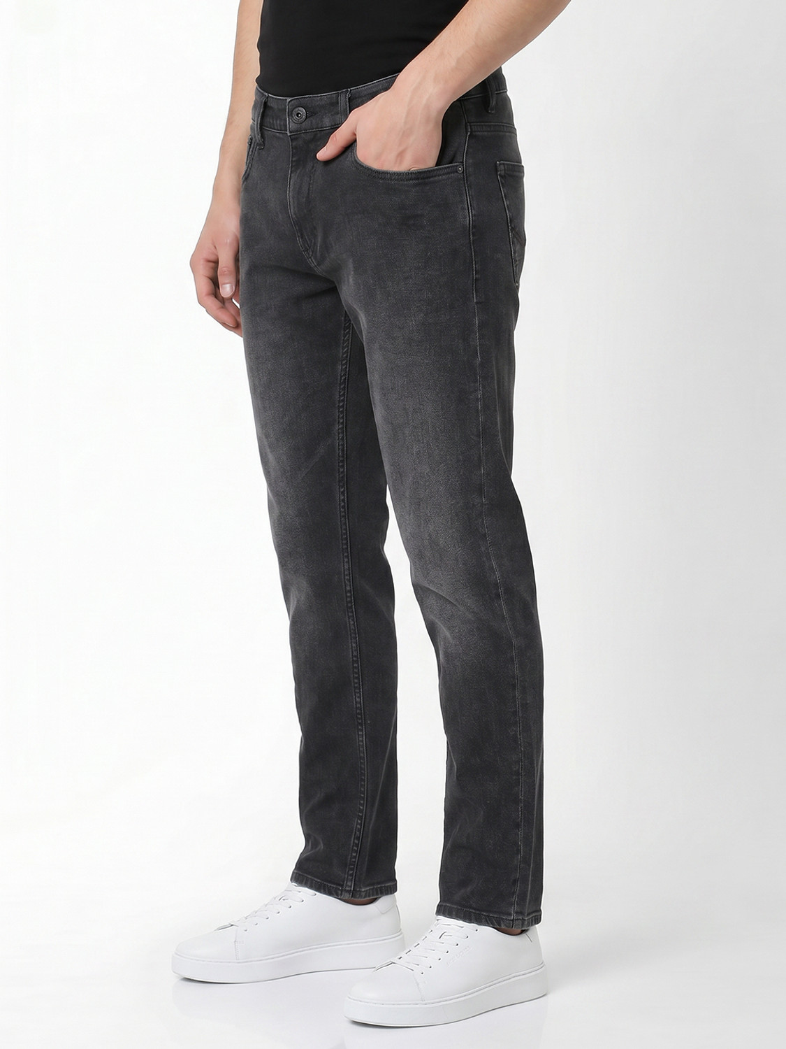 Image of JACK & JONES Regular Men Grey Jeans