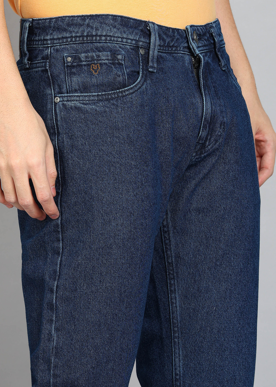 Image of INTEGRITI Straight Fit Men Blue Jeans