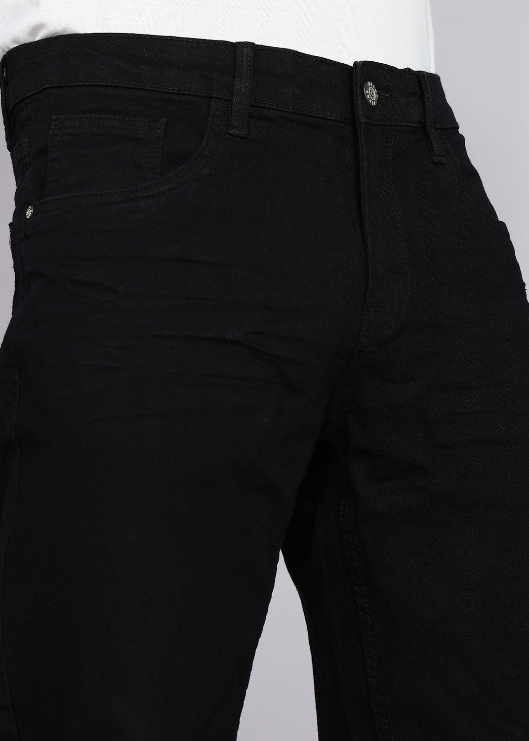 Image of METRONAUT Slim Men Black Jeans