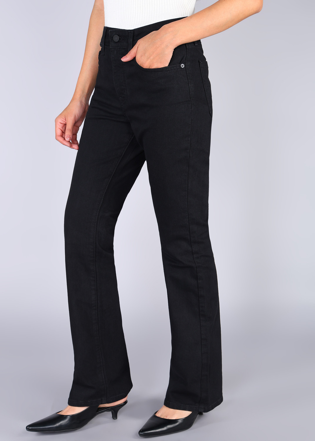 Image of LEVI'S Flared Women Black Jeans