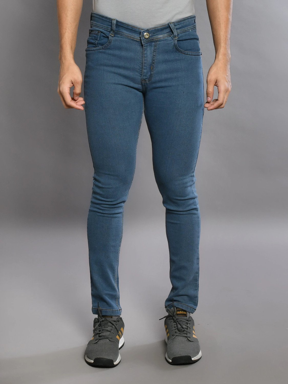Image of Lzard Regular Men Grey Jeans