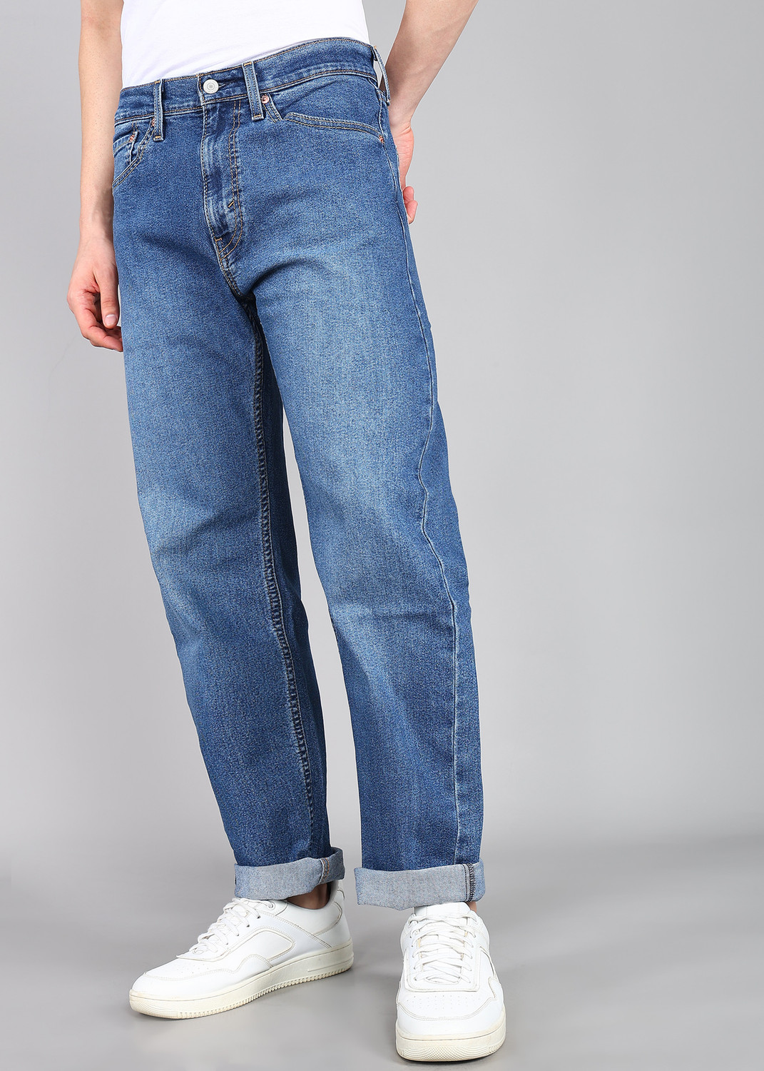Image of LEVI'S 513 Straight Fit Men Blue Jeans
