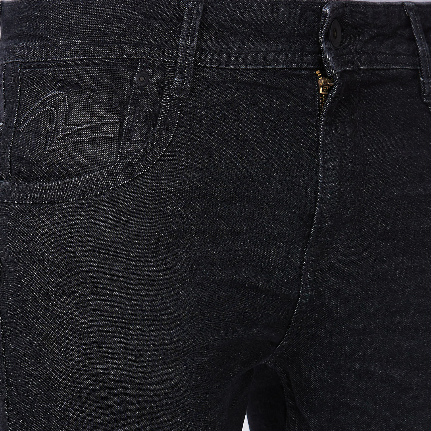 Image of Spykar Regular Men Black Jeans