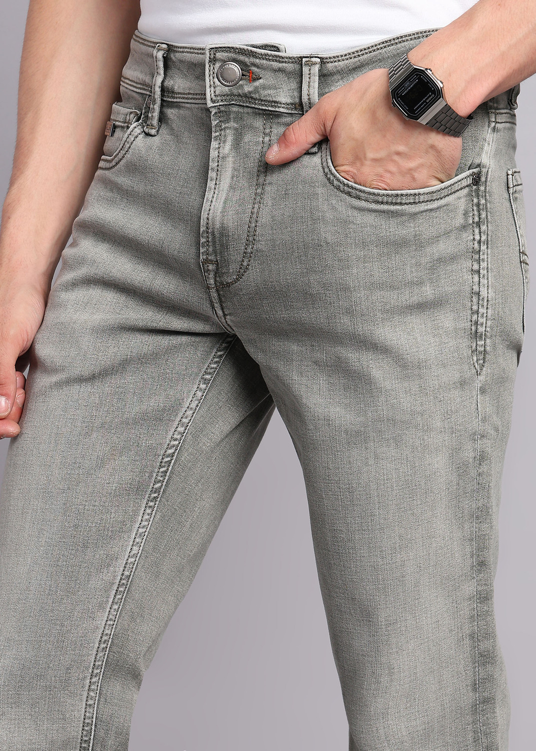 Image of KILLER Slim Men Dark Green Jeans