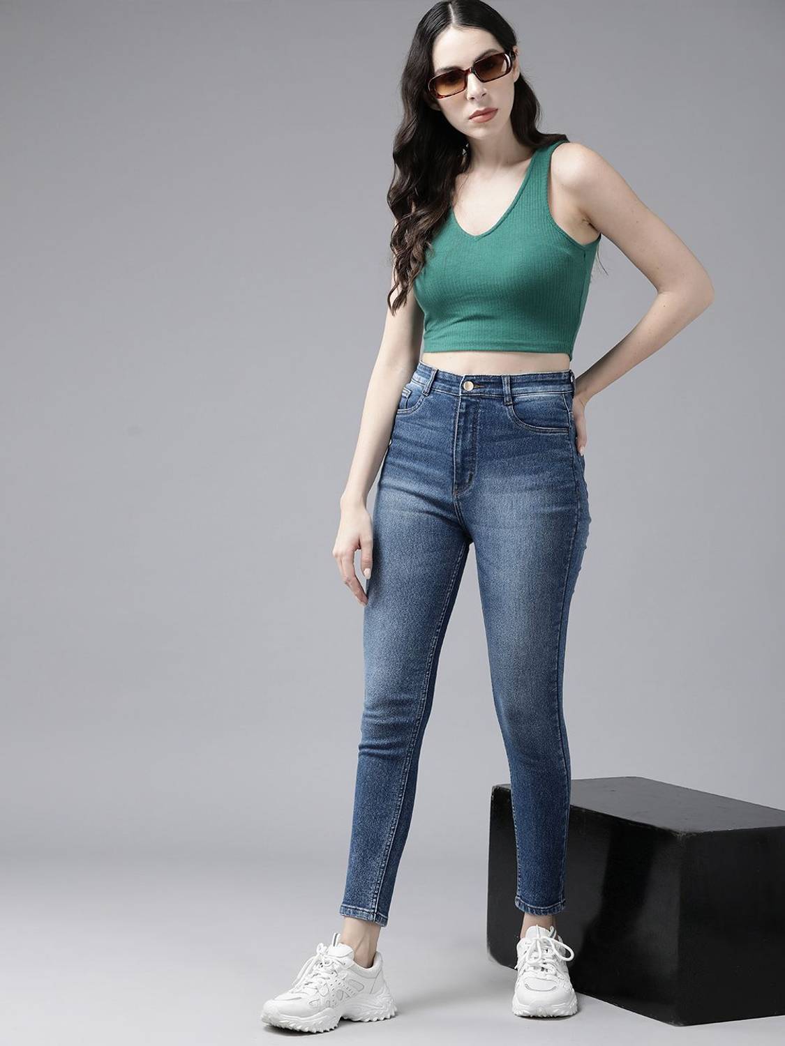 Roadster Skinny Women Blue Jeans - Image 5