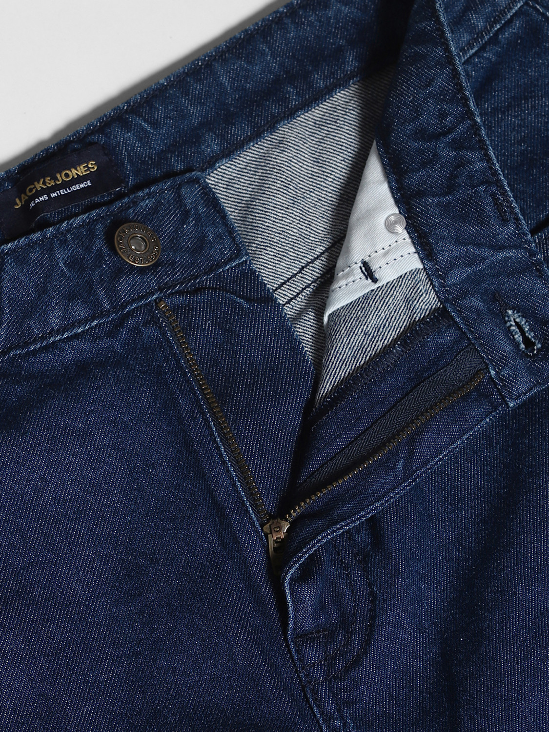 Image of JACK & JONES Loose Fit Men Dark Blue Jeans