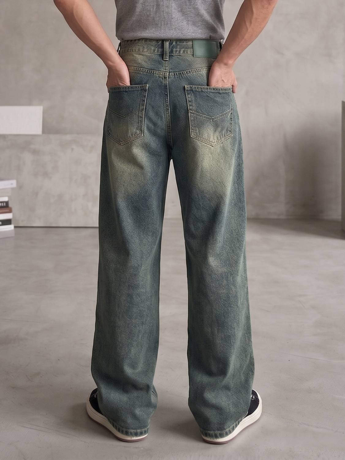 SGStore Straight Fit Blue Jeans - Image 2