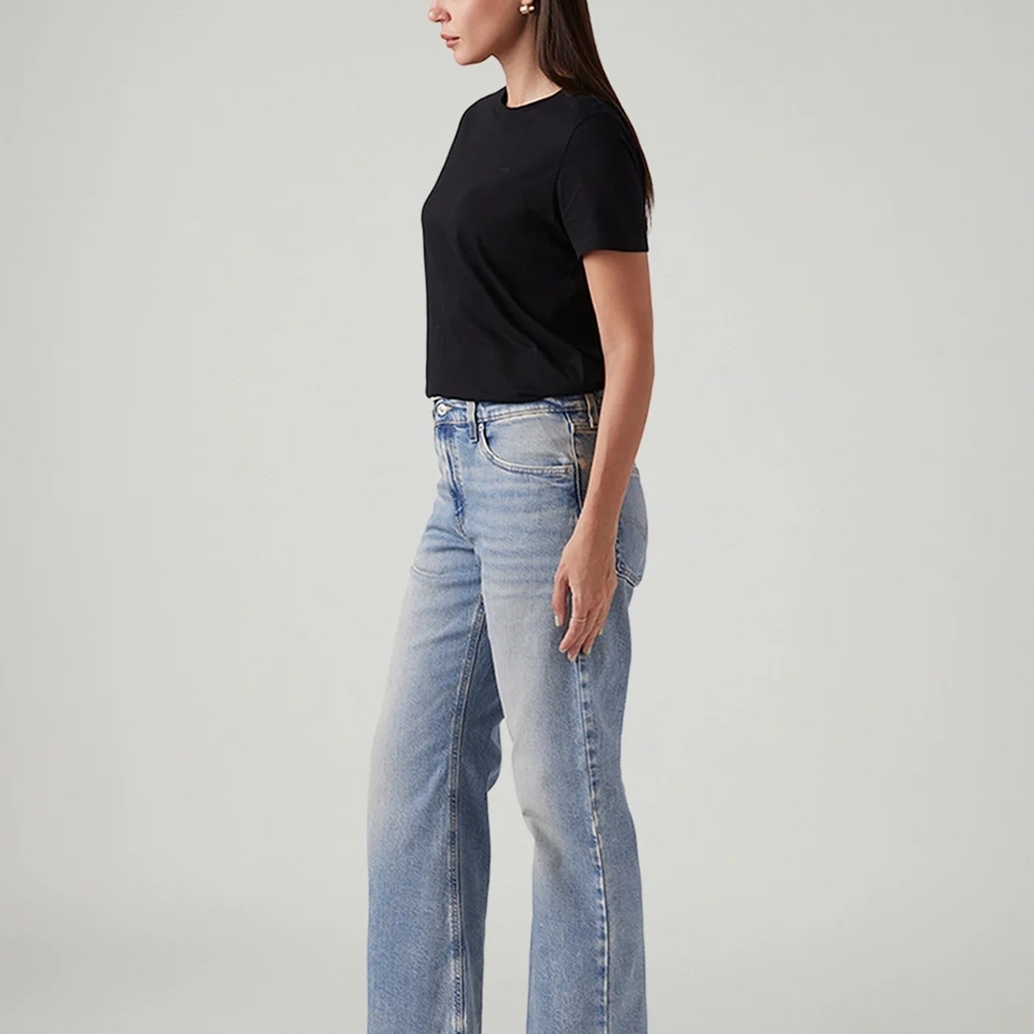 Image of LEVI'S Women Boot-Leg Mid Rise Light Blue Jeans