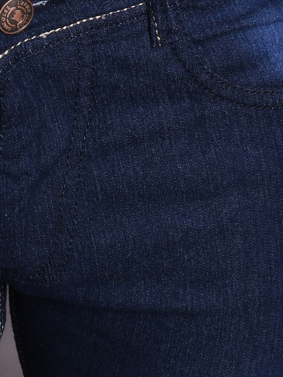 Image of Lzard Slim Men Dark Blue Jeans