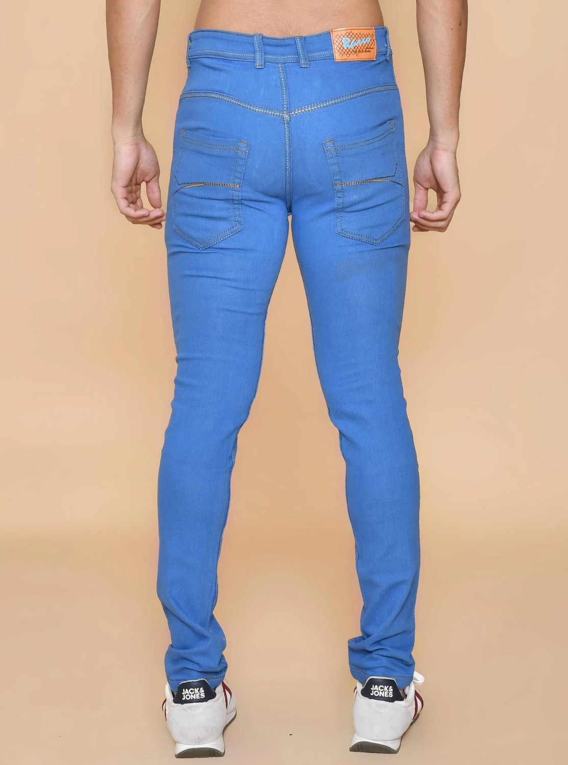 Image of Lzard Slim Men Light Blue Jeans