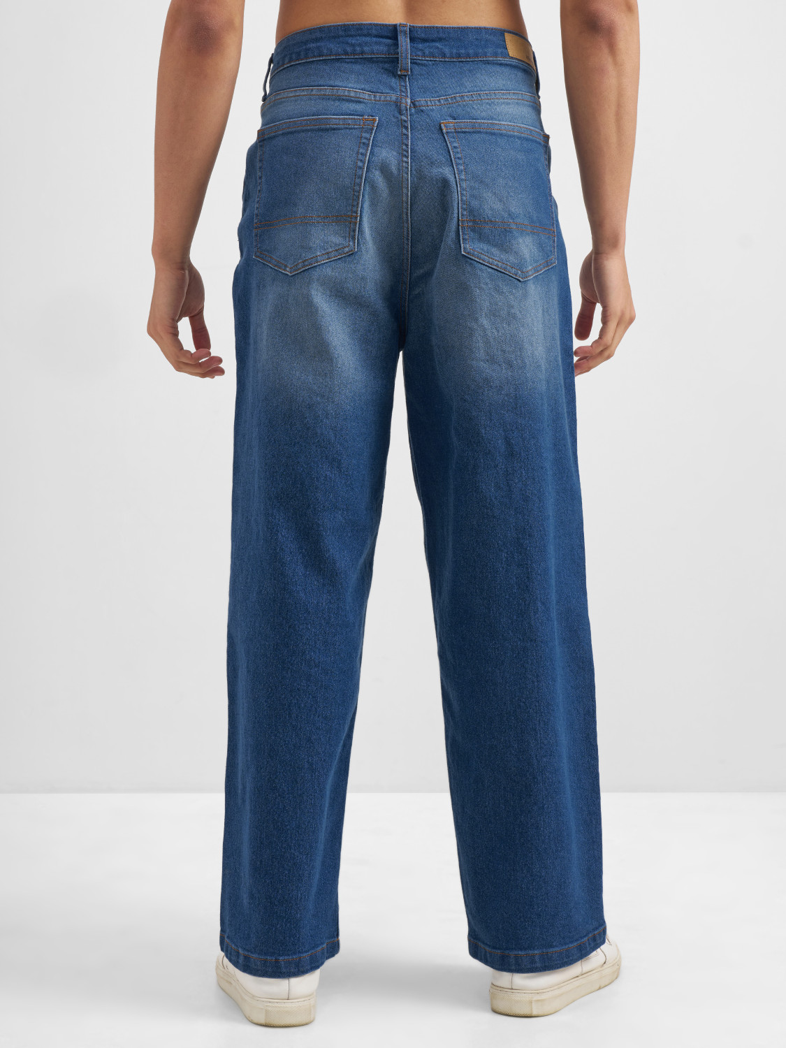 Image of HIGHLANDER Loose Fit Men Blue Jeans