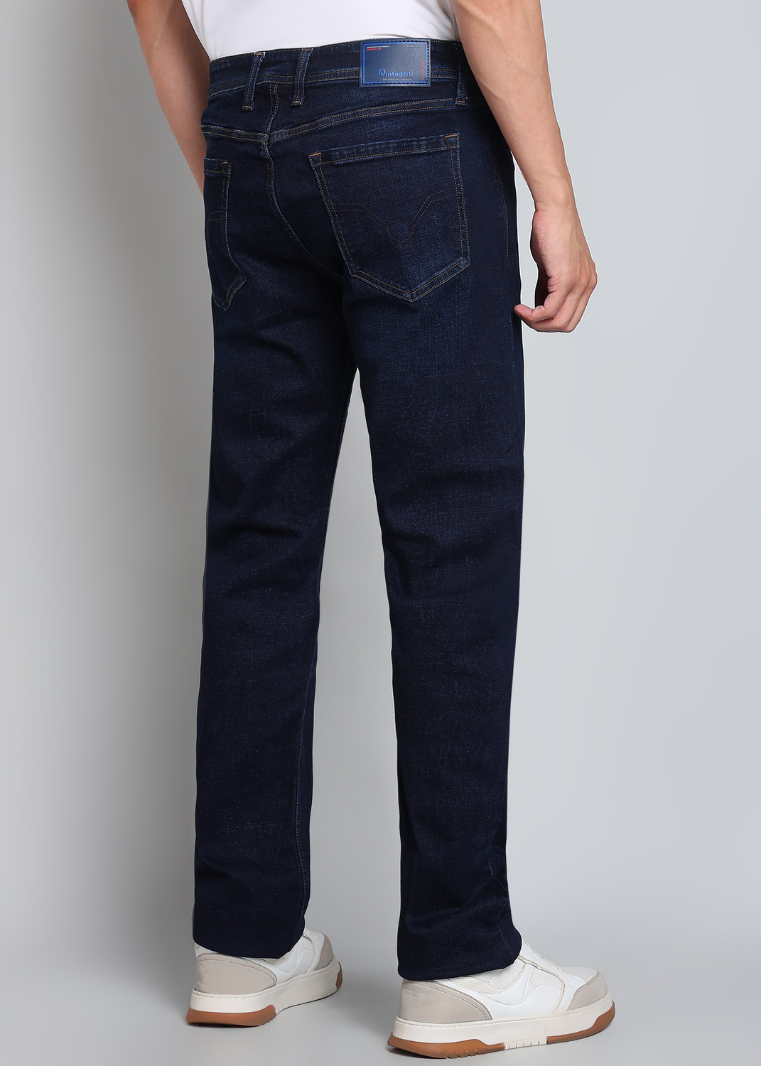 Image of INTEGRITI Straight Fit Men Blue Jeans