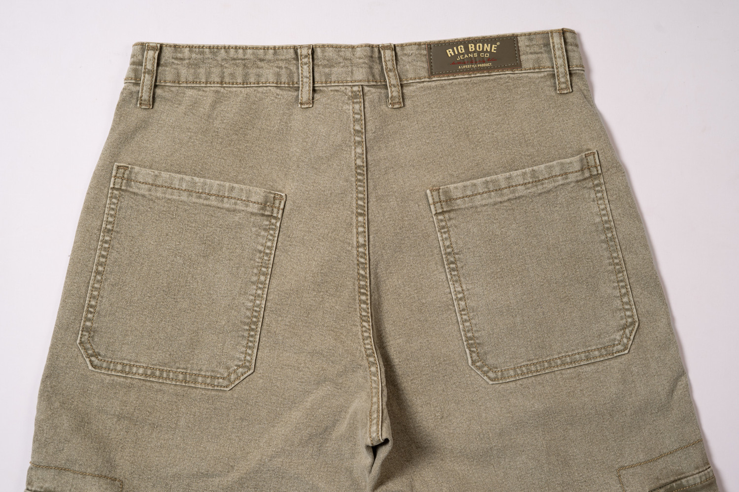 Image of RIG BONE Loose Fit Men Beige Jeans