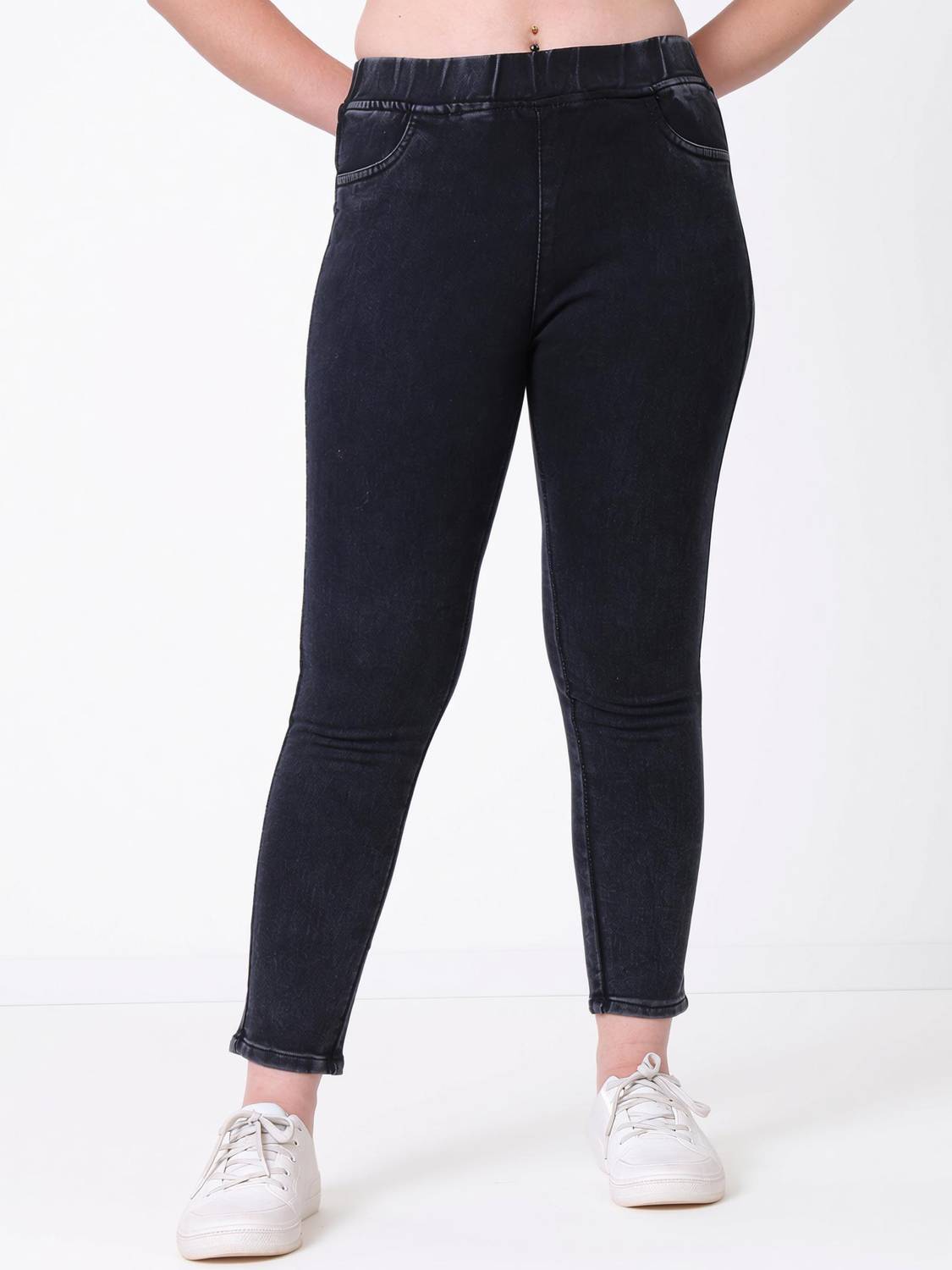 3BUTTERFLIES Black Jegging