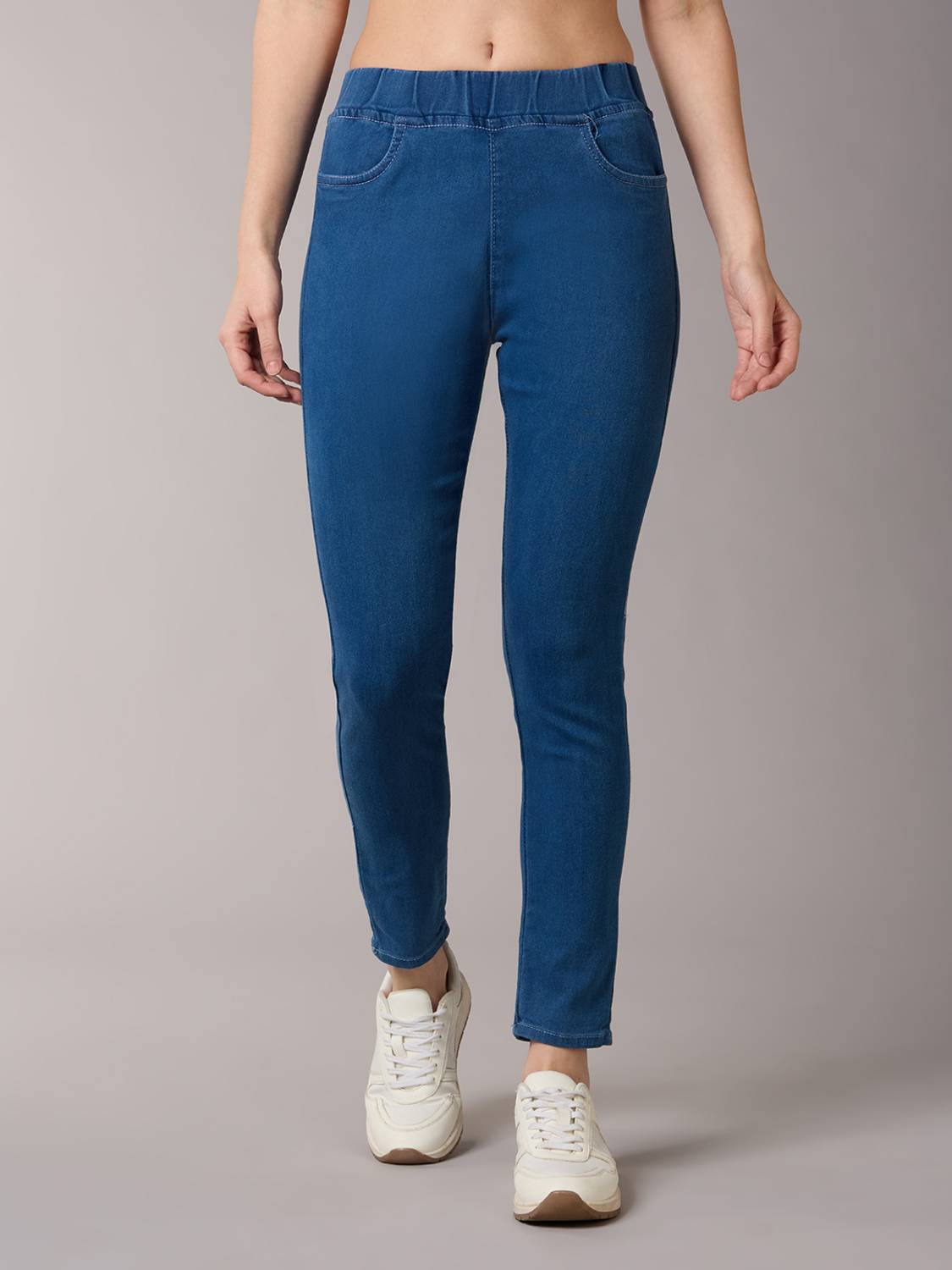 3BUTTERFLIES Blue Jegging