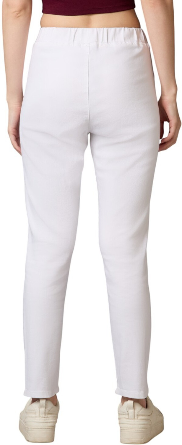 Image of 3BUTTERFLIES White Jegging (Solid)