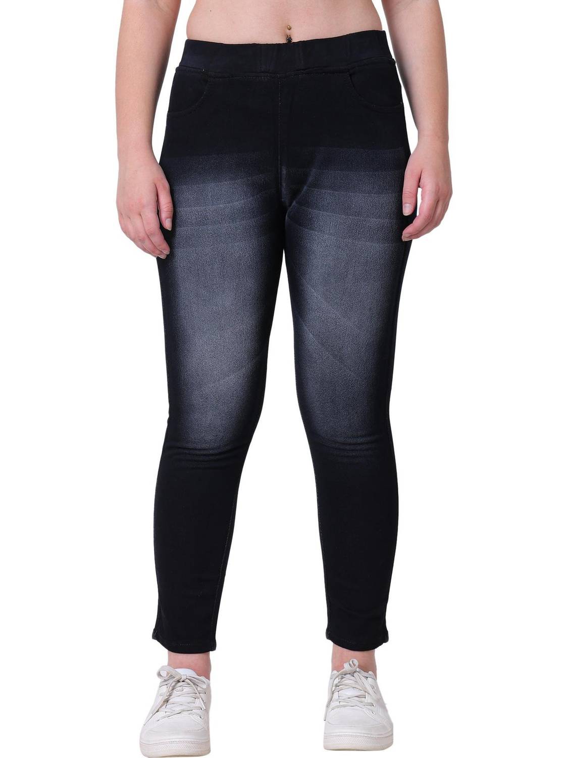 3BUTTERFLIES Black Jegging