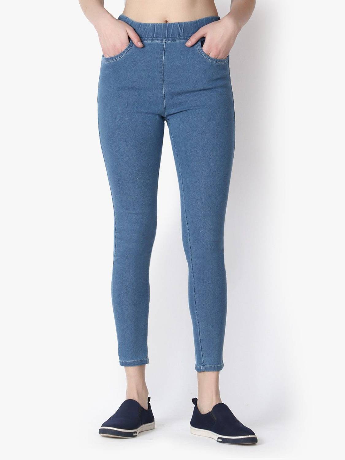 3BUTTERFLIES Blue Jegging