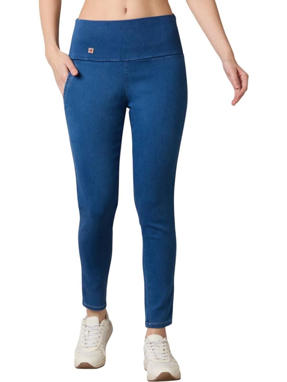 3BUTTERFLIES Blue Jegging