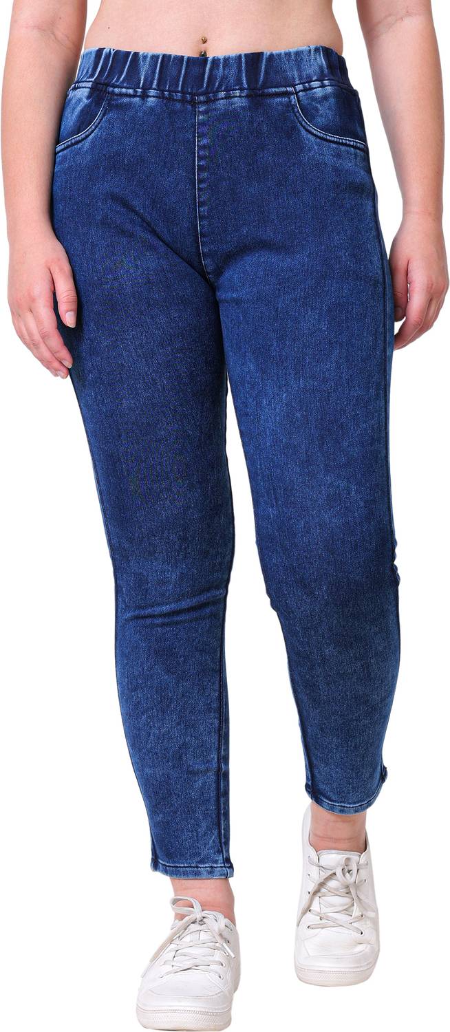 3BUTTERFLIES Dark Blue Jegging