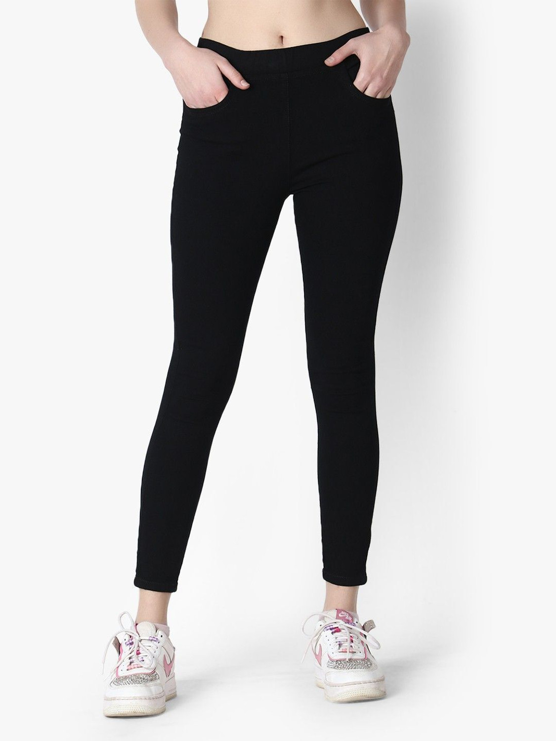 Image of 3BUTTERFLIES Black Jegging