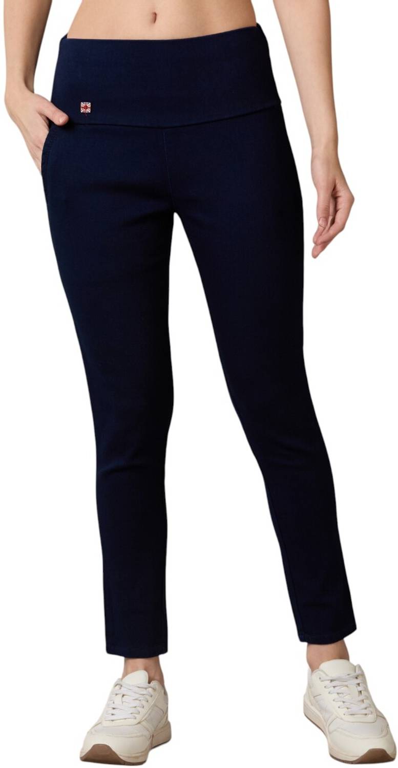 3BUTTERFLIES Dark Blue Jegging