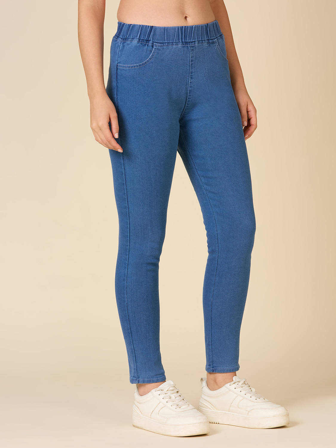 Image of 3BUTTERFLIES Blue Jegging