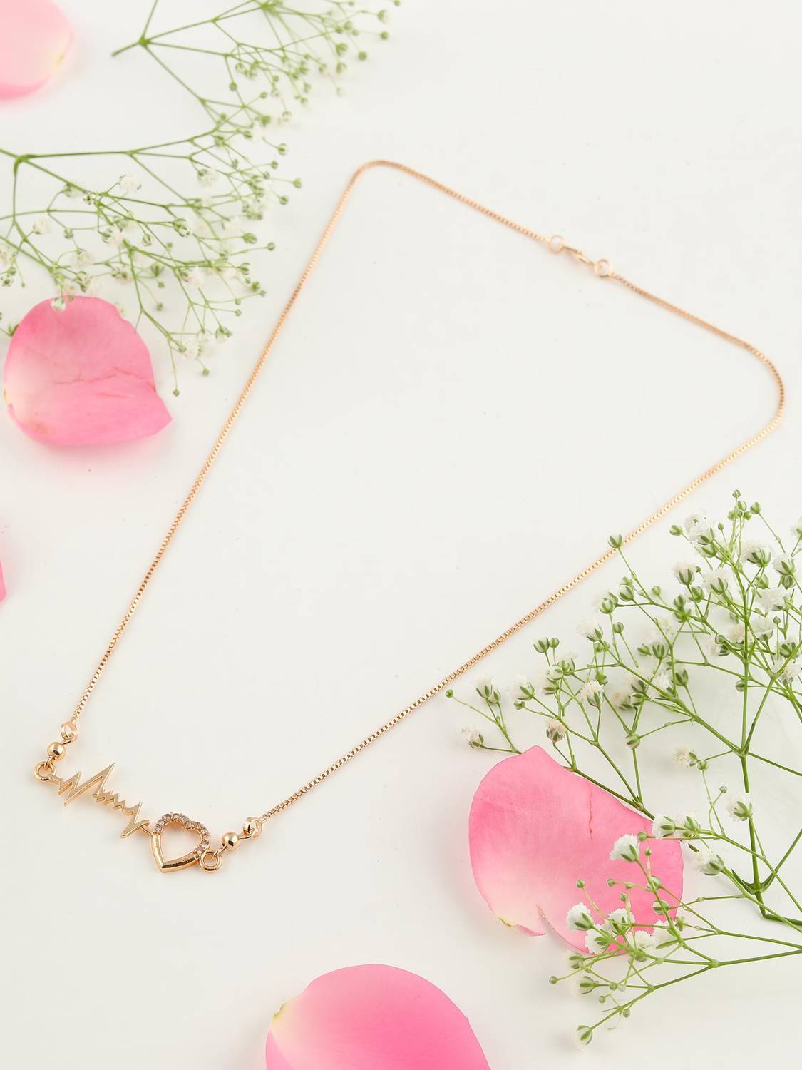 BRANDSOON Diamond Gold-plated Plated Alloy Chain