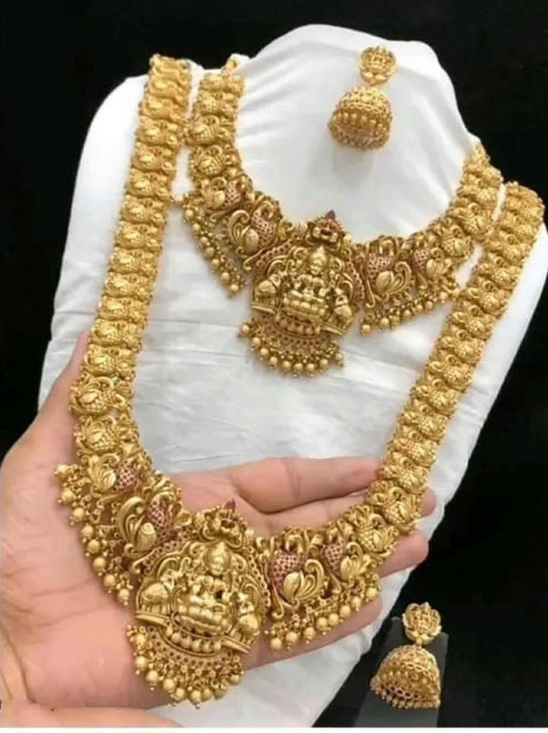 Image of FALLALERY Alloy Gold-plated Gold Jewellery Set