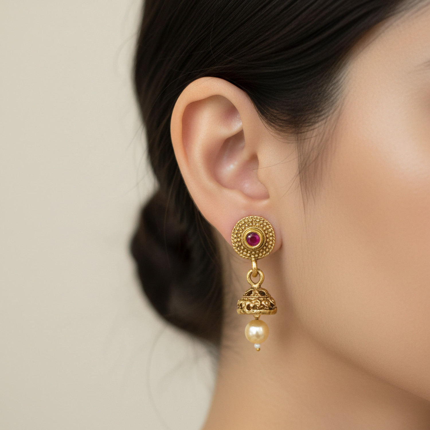 Image of Shinexa Alloy Gold-plated Multicolor Jewellery Set