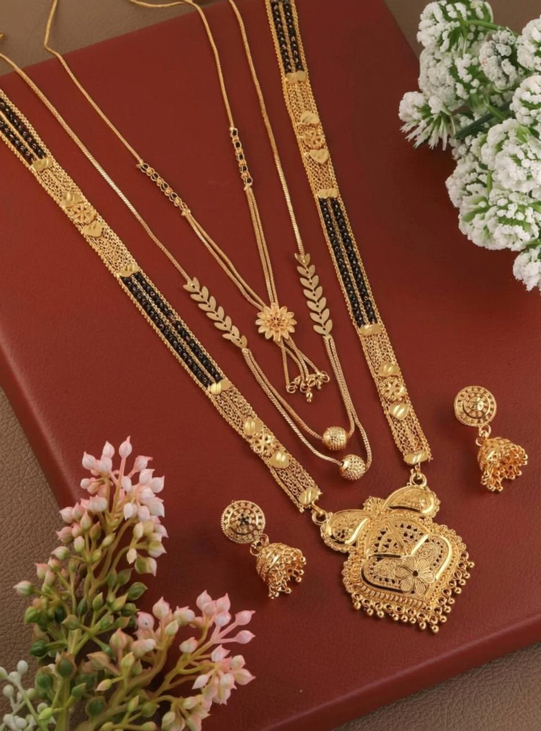 Image of bulsenk Alloy Gold-plated Gold Jewellery Set