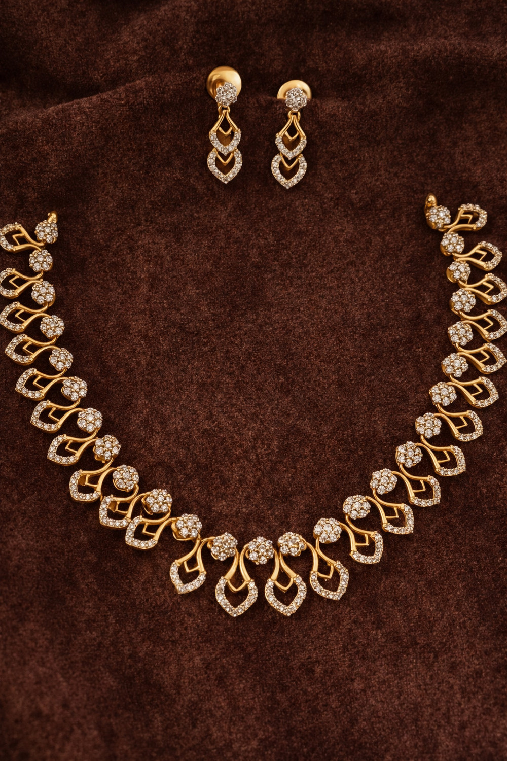 Image of pmsquare Brass, Copper Gold-plated Gold Jewellery Set