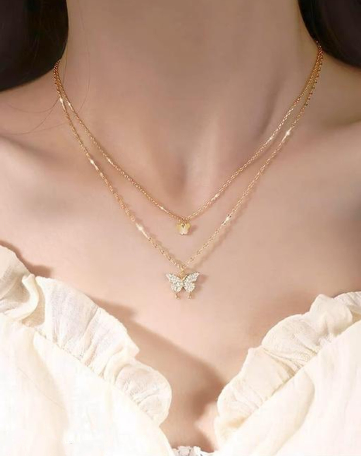Image of RV YUWON Alloy Gold-plated Gold Jewel Set (Pack of 3)