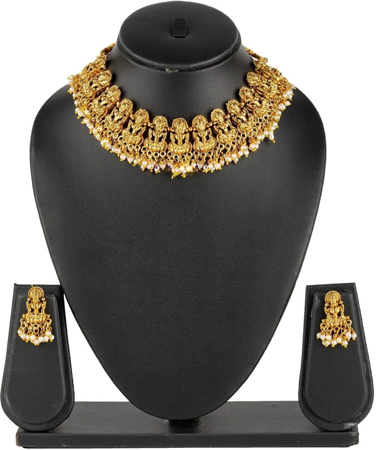 Image of RAAJIS Alloy Gold-plated Gold Jewellery Set
