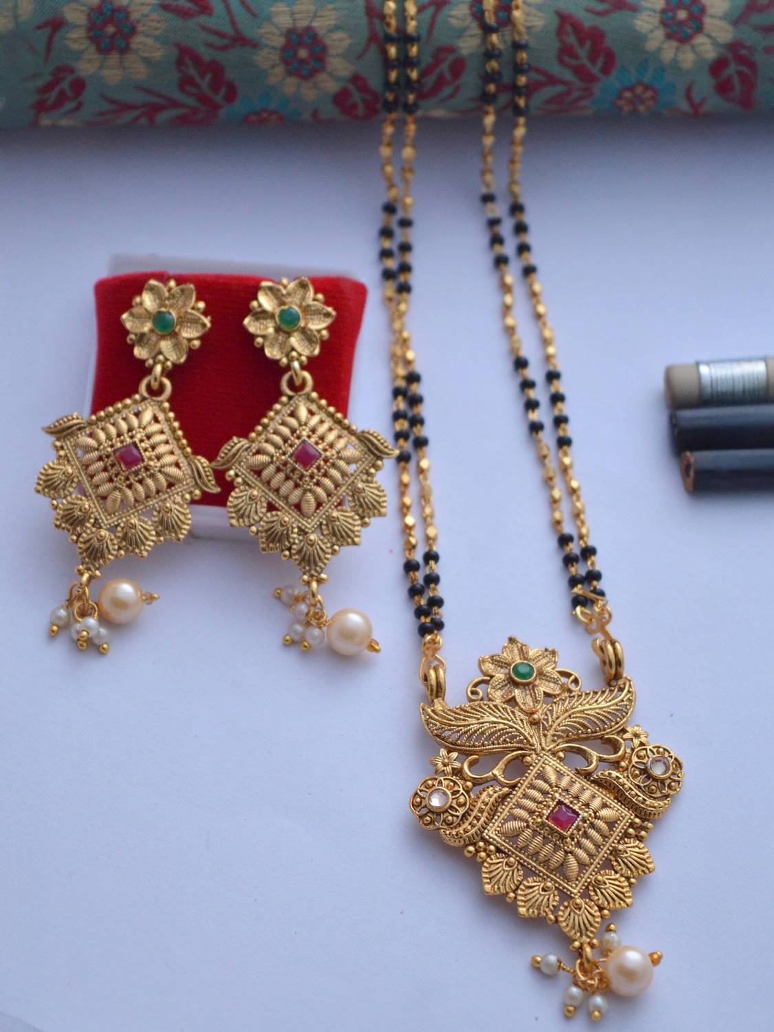 AAKASHTRADERSRK Copper Copper Copper Jewellery Set
