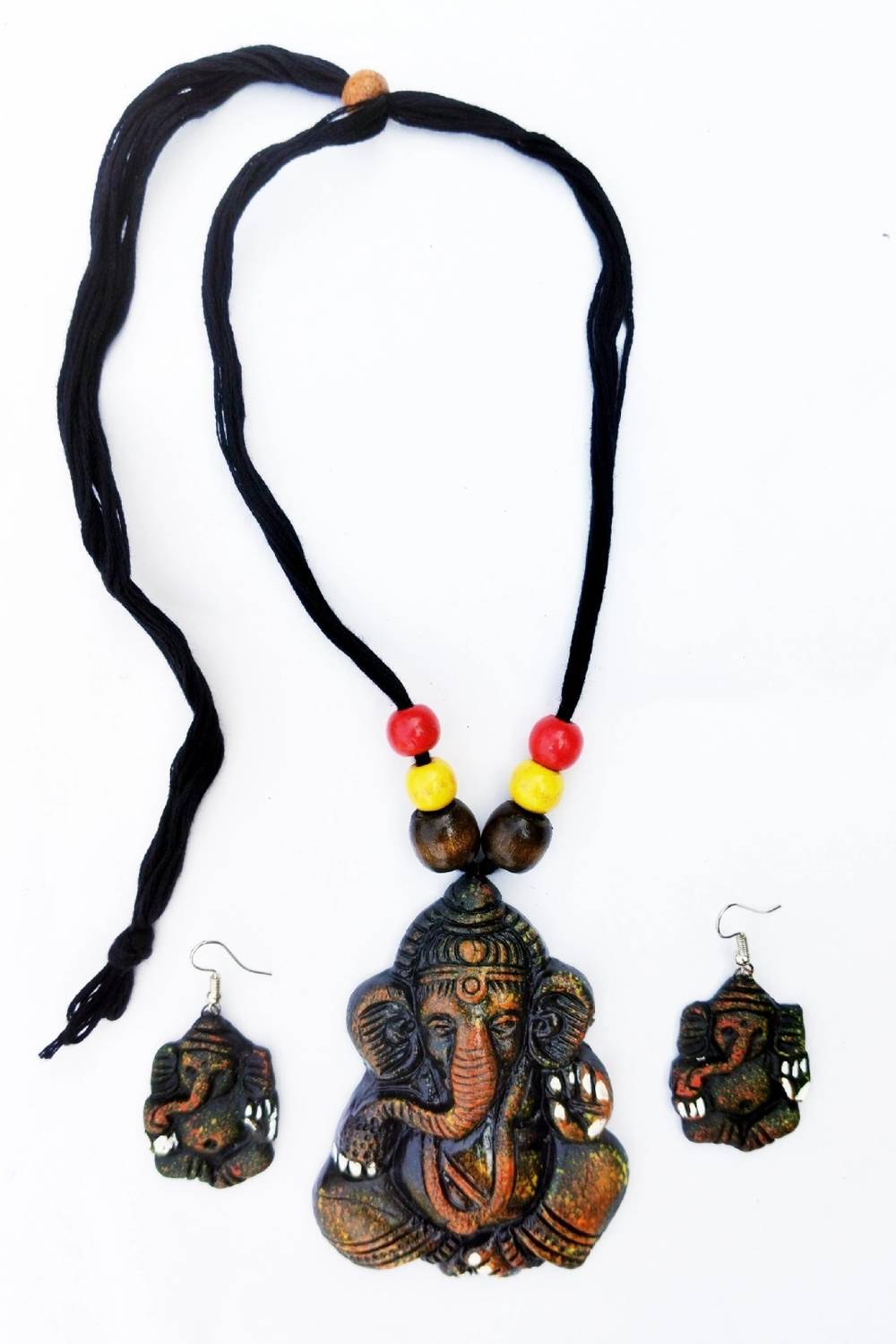 ADRIZA'S Terracotta Brown Jewellery Set