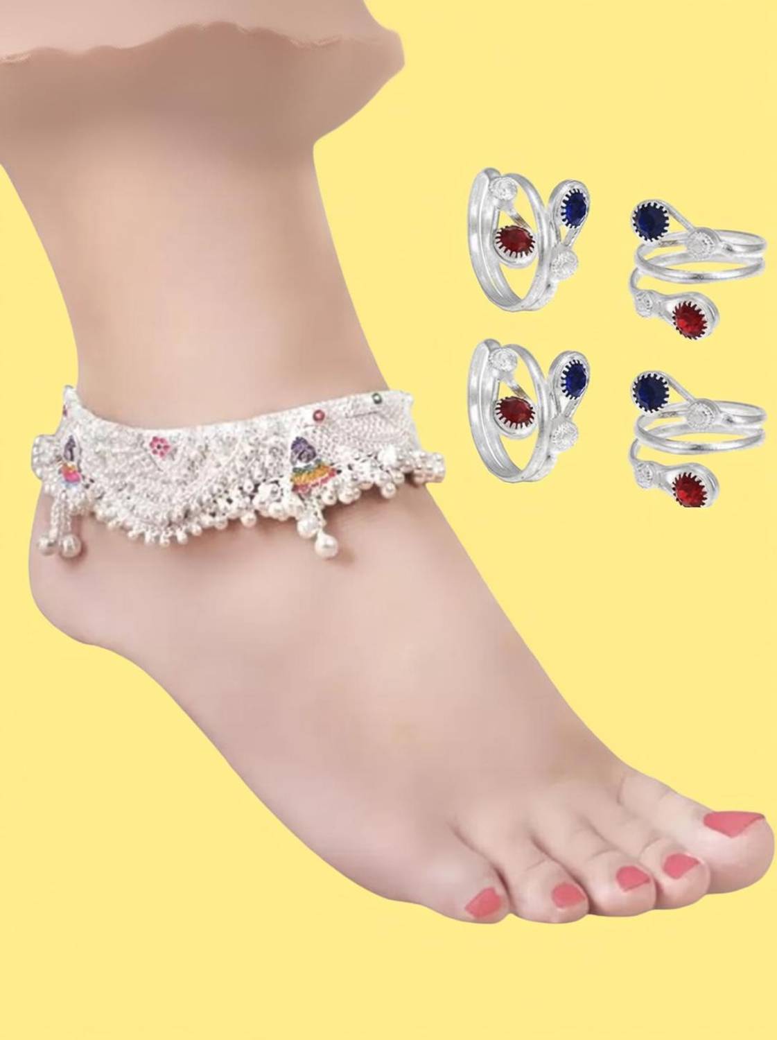 AamNa Enterprises Alloy Multicolor Jewellery Set