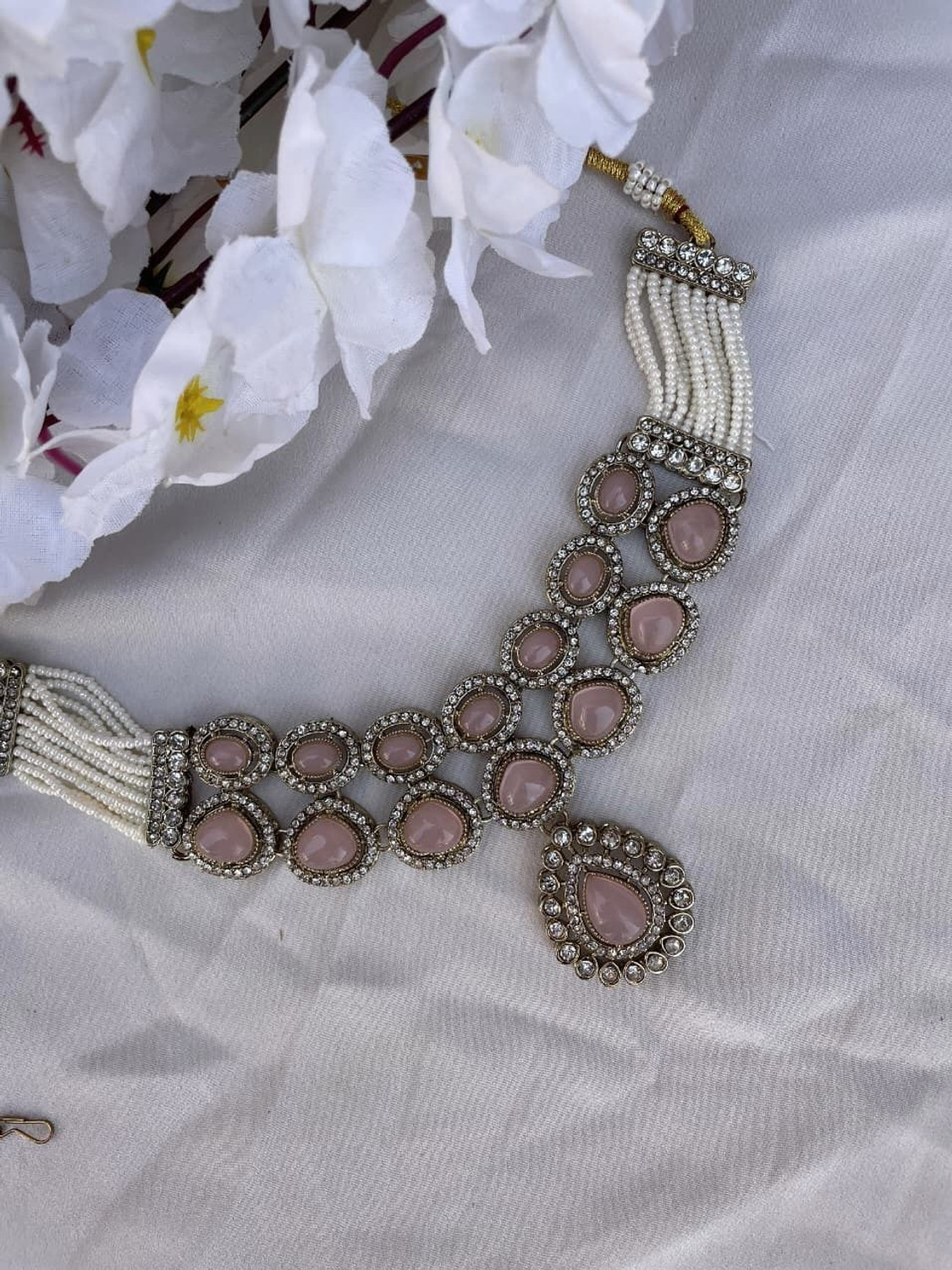 Image of wingsbro Alloy Gold-plated Pink Jewellery Set