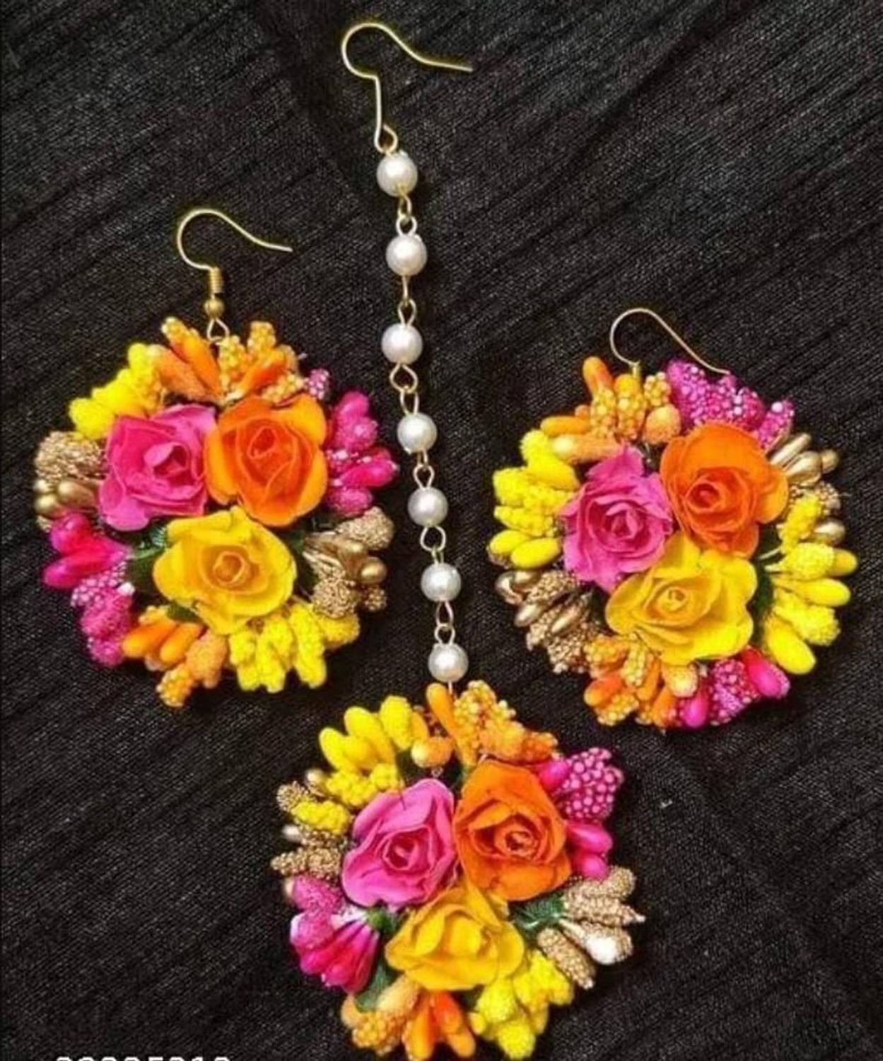 BengCraft Fabric Multicolor Jewellery Set