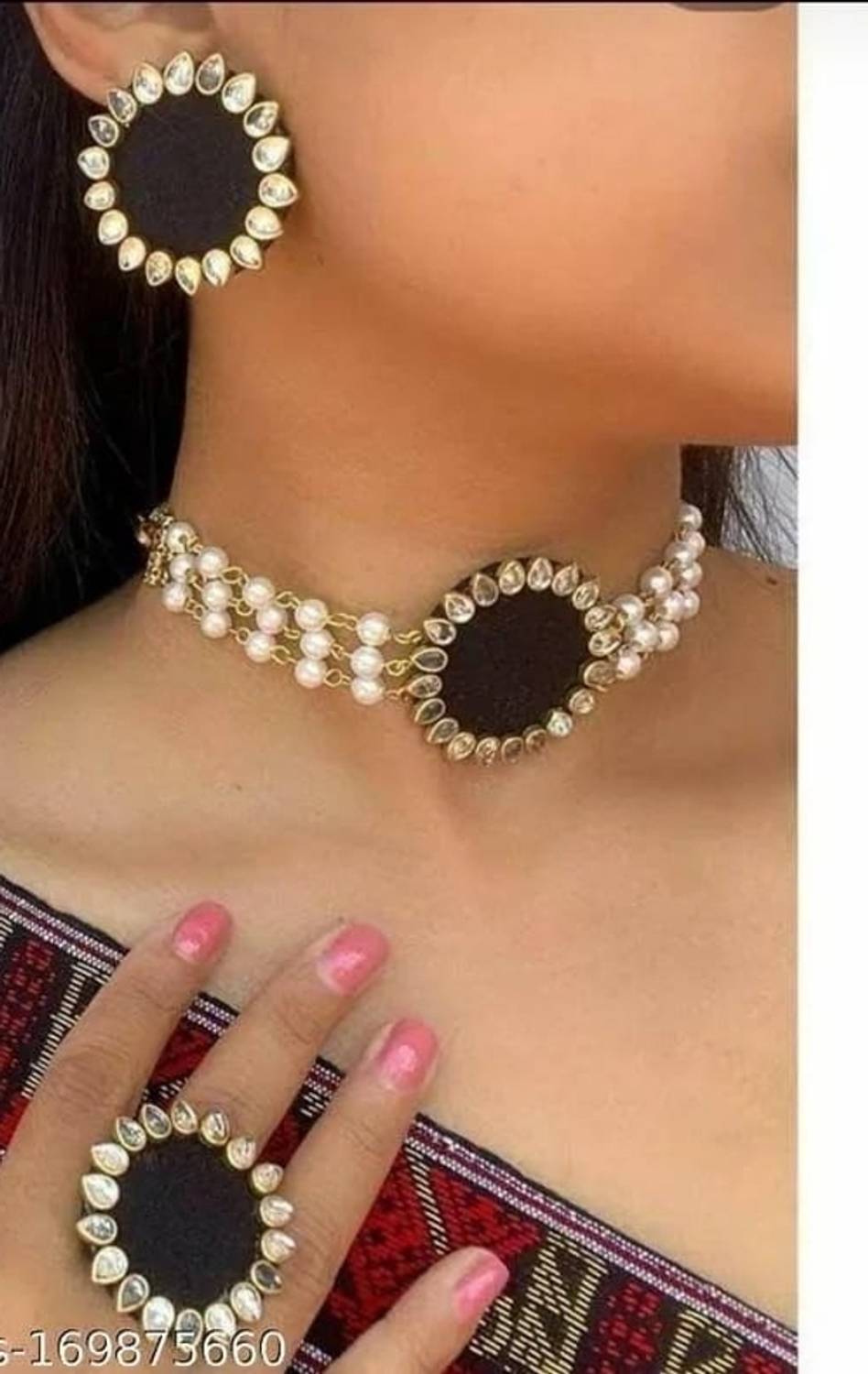 Adornn Wood Multicolor Jewellery Set
