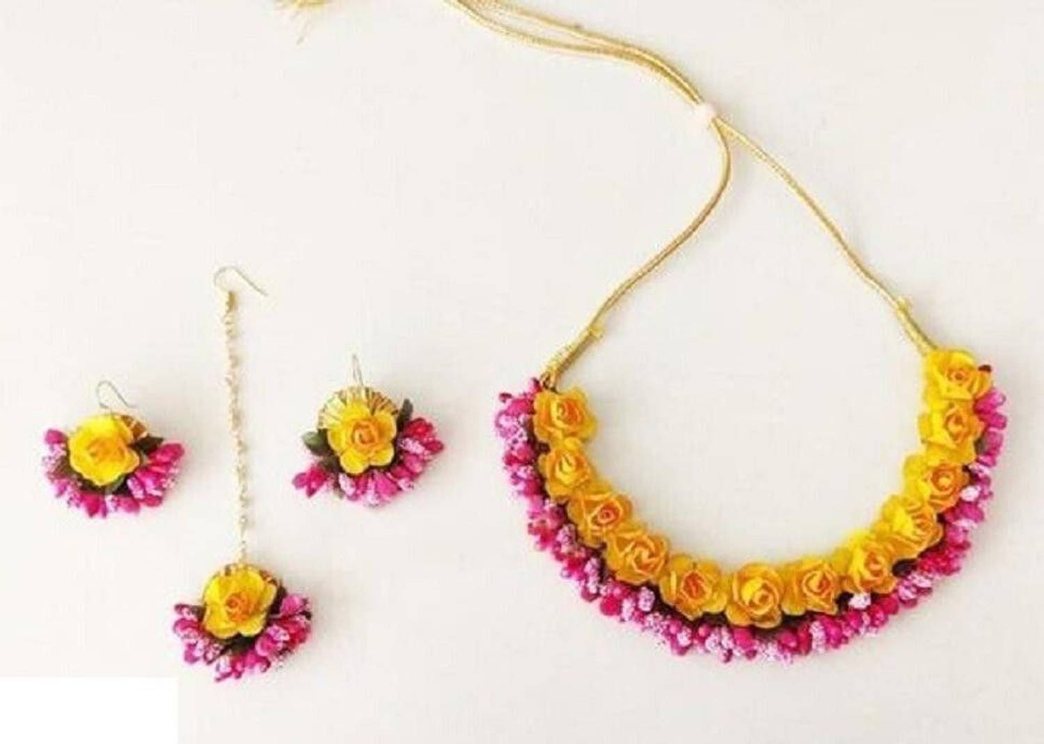 BengCraft Fabric Multicolor Jewellery Set