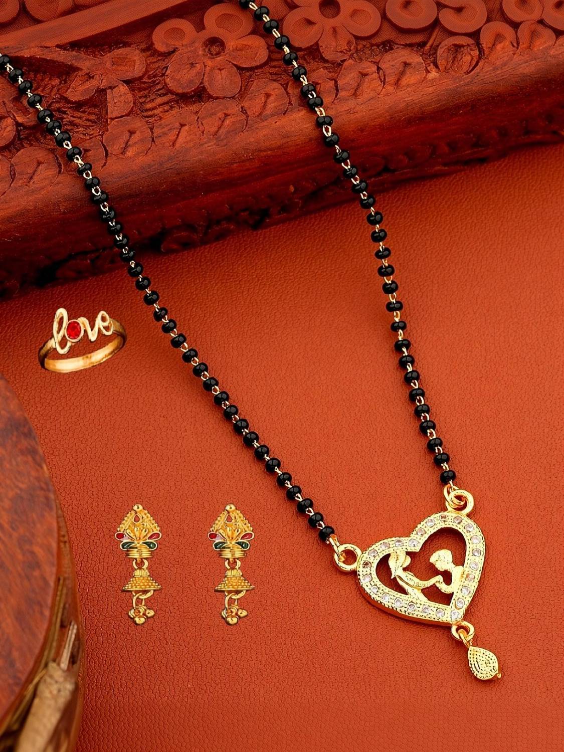 Bright STYLE Metal, Alloy Gold-plated Multicolor Jewellery Set
