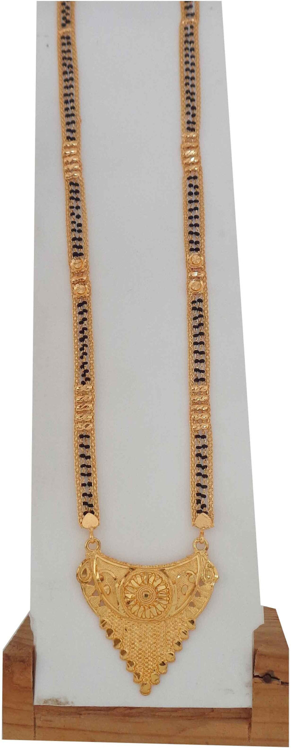 Image of RAMDEV ART FASHION JEWELLERY Stylish and Trendy Gold Mangalsutra Copper, Alloy, Metal Mangalsutra
