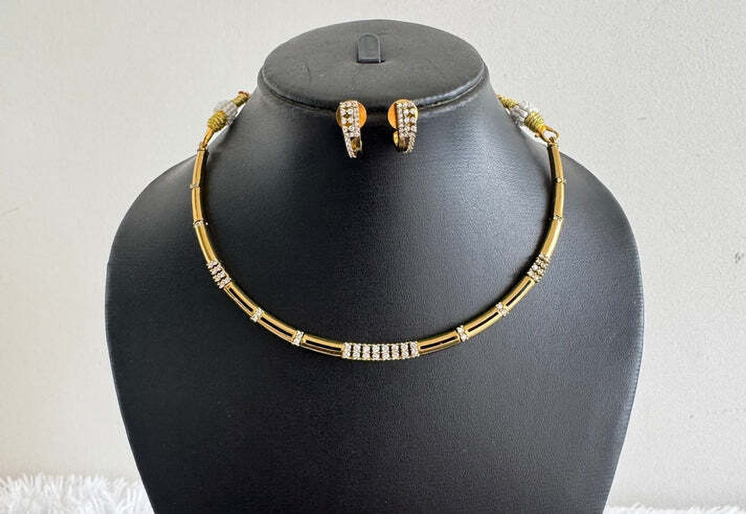 Image of Influtive Brass, Copper Gold-plated Gold Jewel Set (Pack of 1)