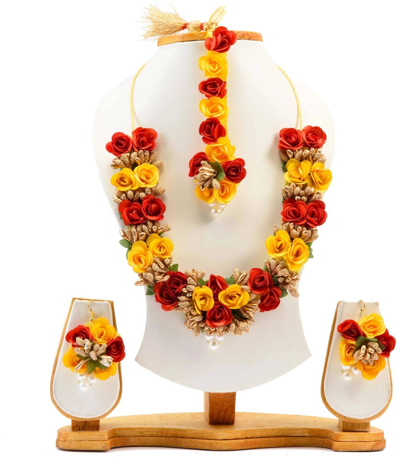 BengCraft Fabric Multicolor Jewellery Set