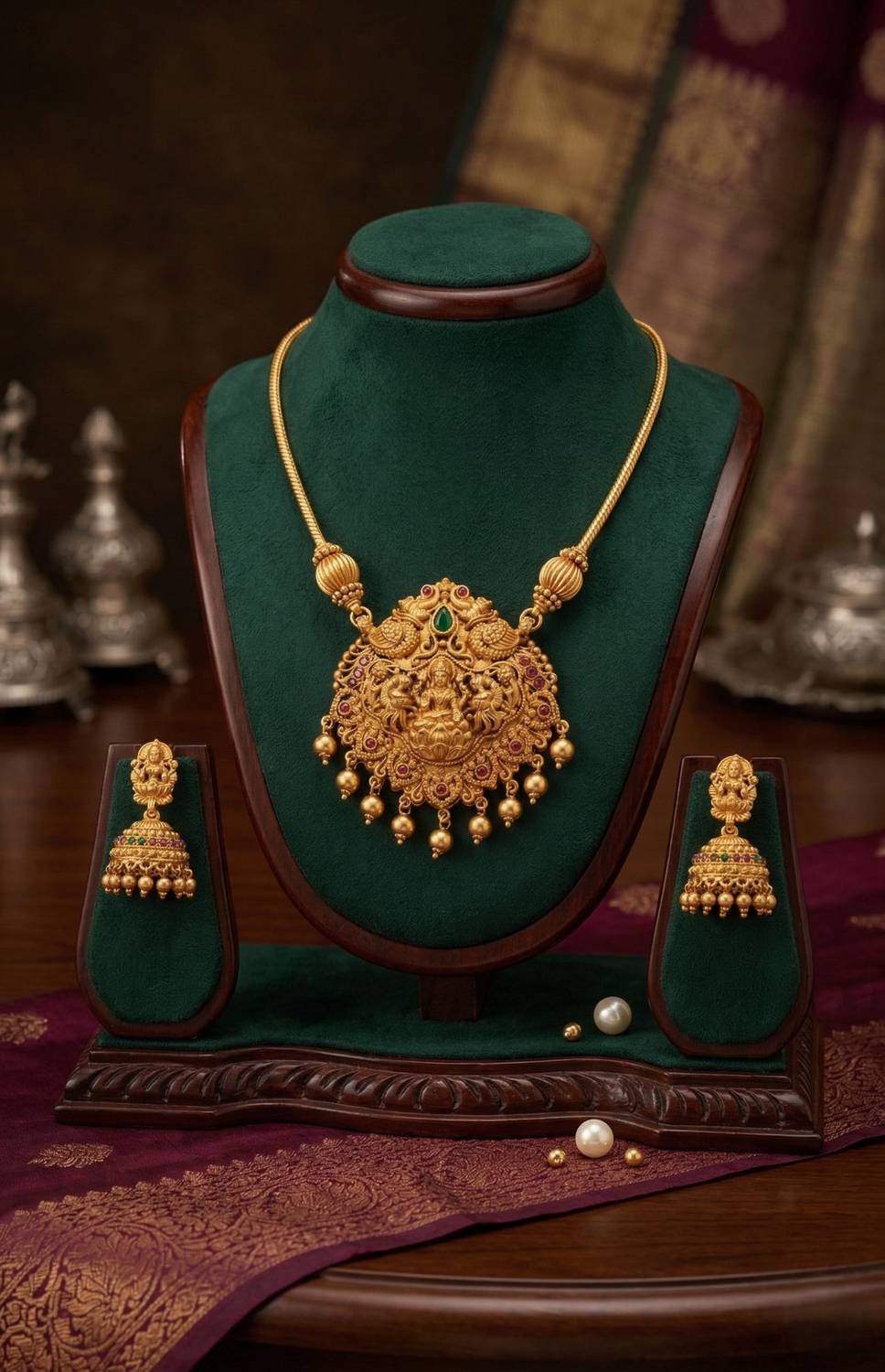 zxriz Alloy Gold-plated Gold Jewellery Set Price in India - Buy