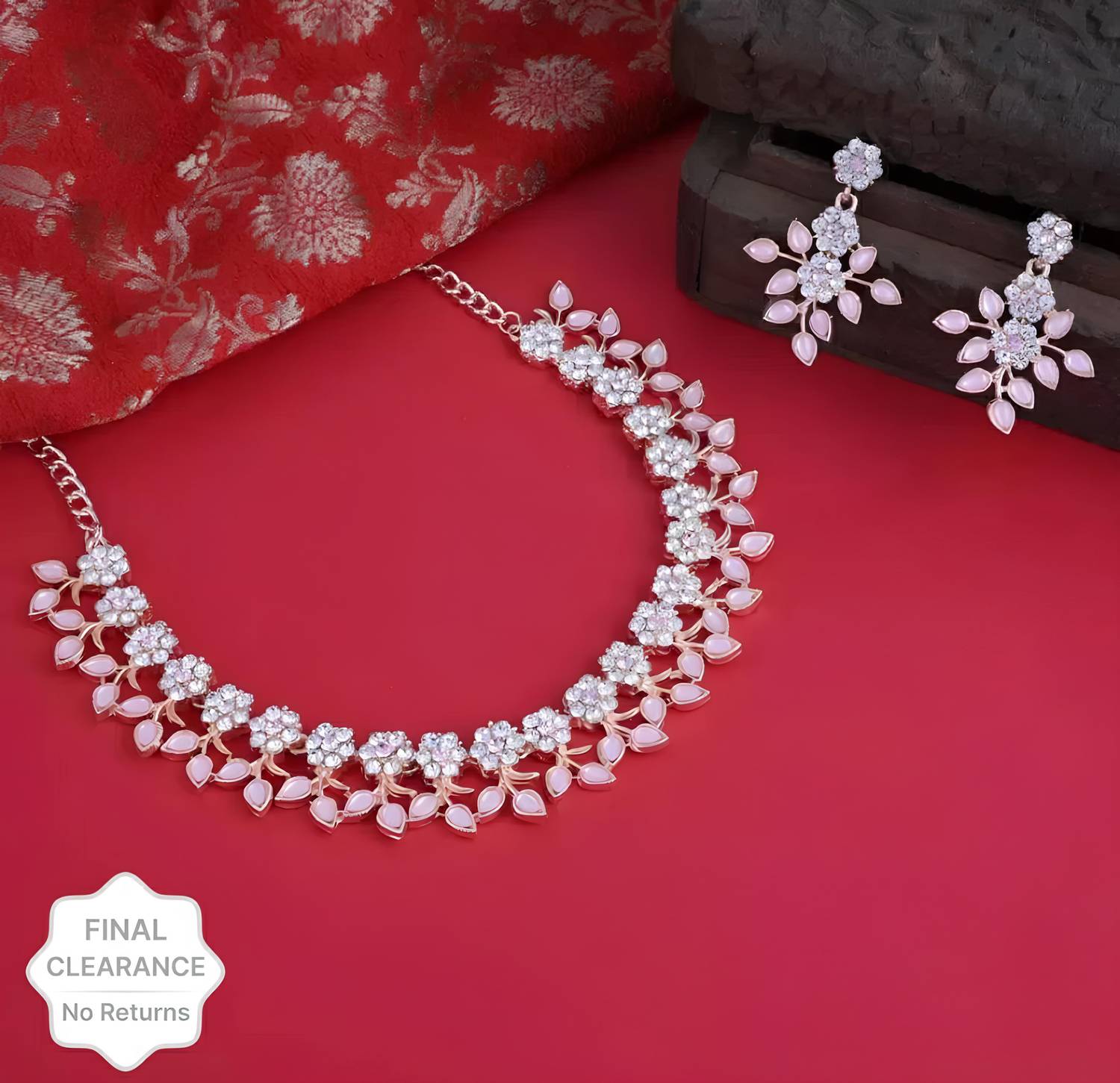 zxriz Alloy Gold-plated Gold Jewellery Set Price in India - Buy