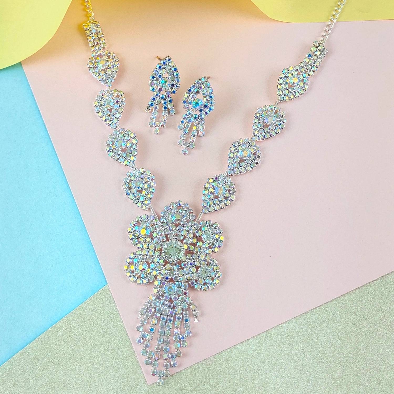 ネスミス フリスビー FINX Fly Without Wings Brass, Alloy Silver, Blue Jewellery Set